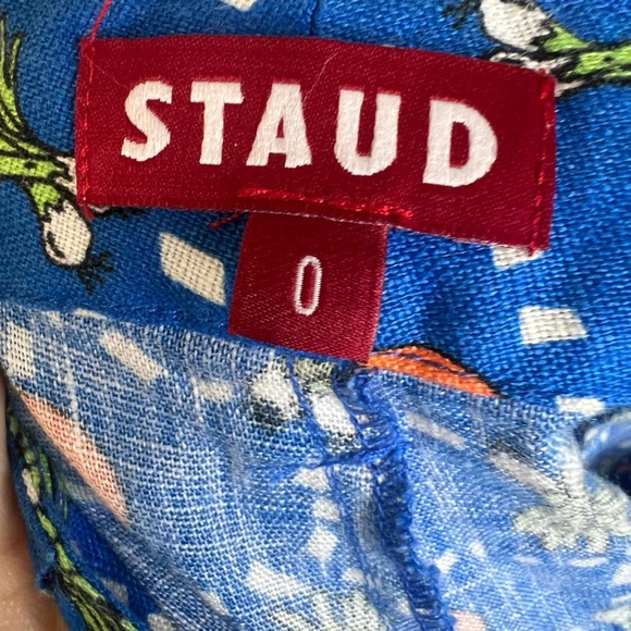 Staud Wide Leg Linen Pants Size 0 - Picture 6 of 9